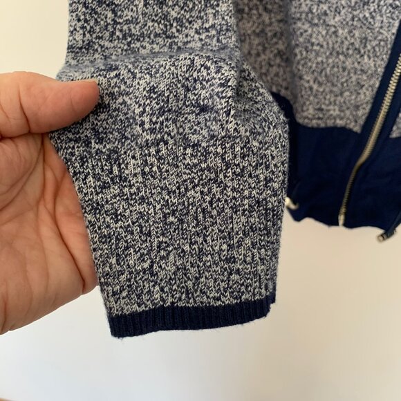 CHICO'S NAVY BLUE LONG SLEEVE SWEATER SIZE LARGE - Picture 3 of 7